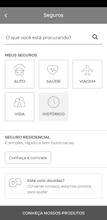 Área de seguros - Solução 1