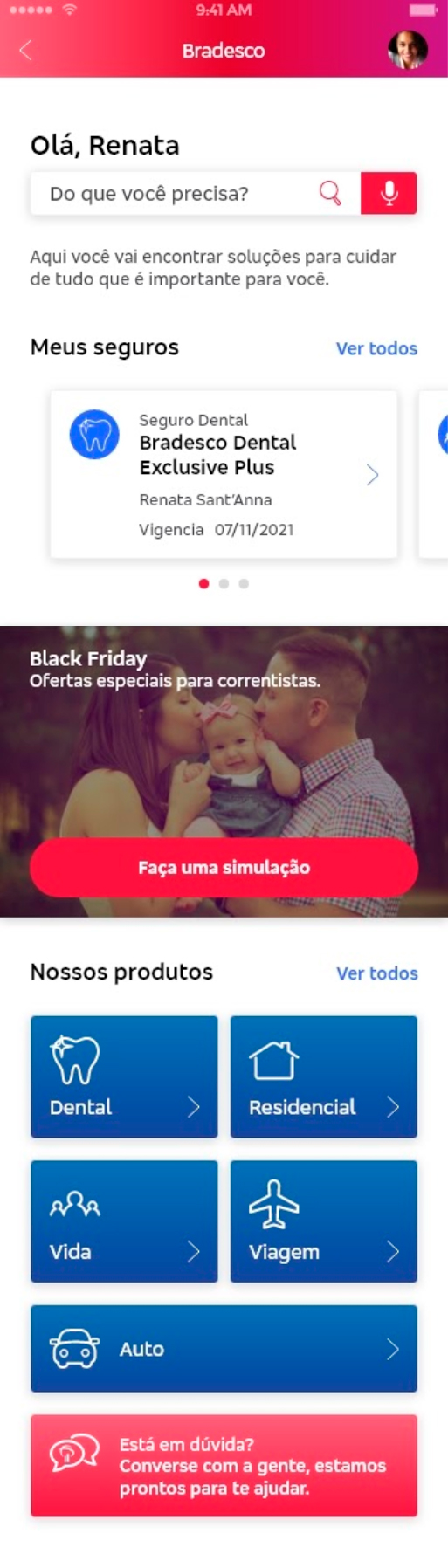 Área de seguros - UI