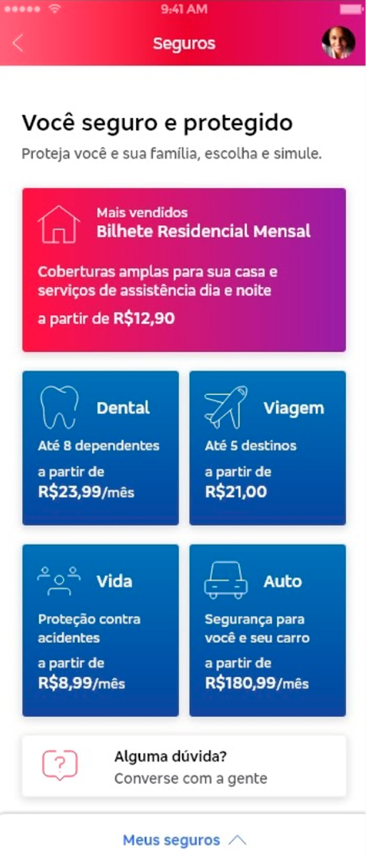 Área de seguros - UI